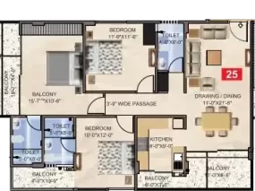  taruchaya-residency Floor Plan Floor Plan